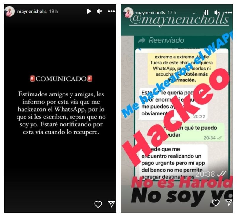 El director ejecutivo de Santiago 2023 fue víctima de la clonación de su WhatsApp.