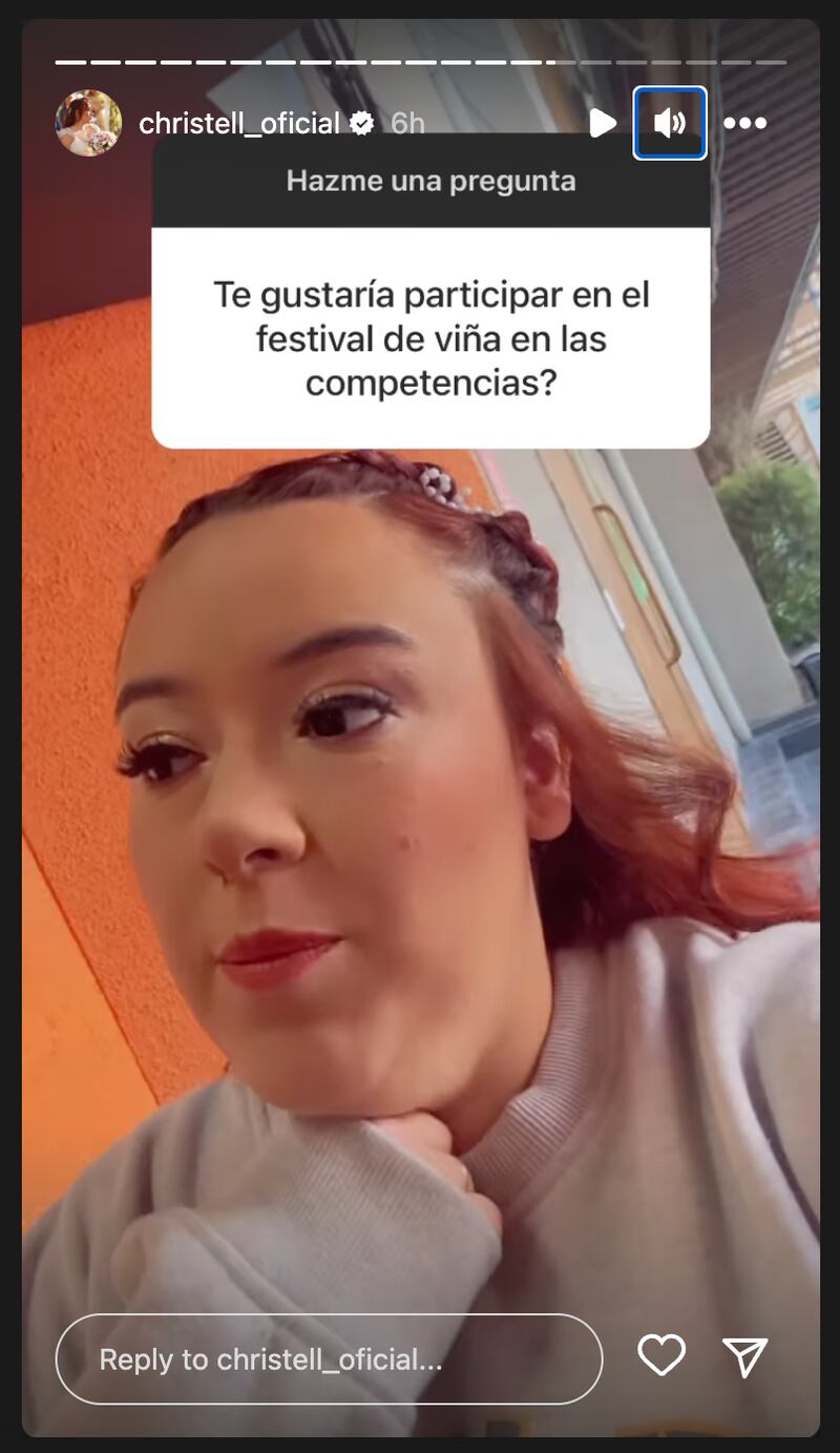 Historias de Christell Rodríguez | Fuente: Instagram