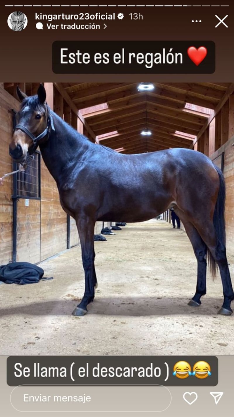 Caballo de Arturo Vidal