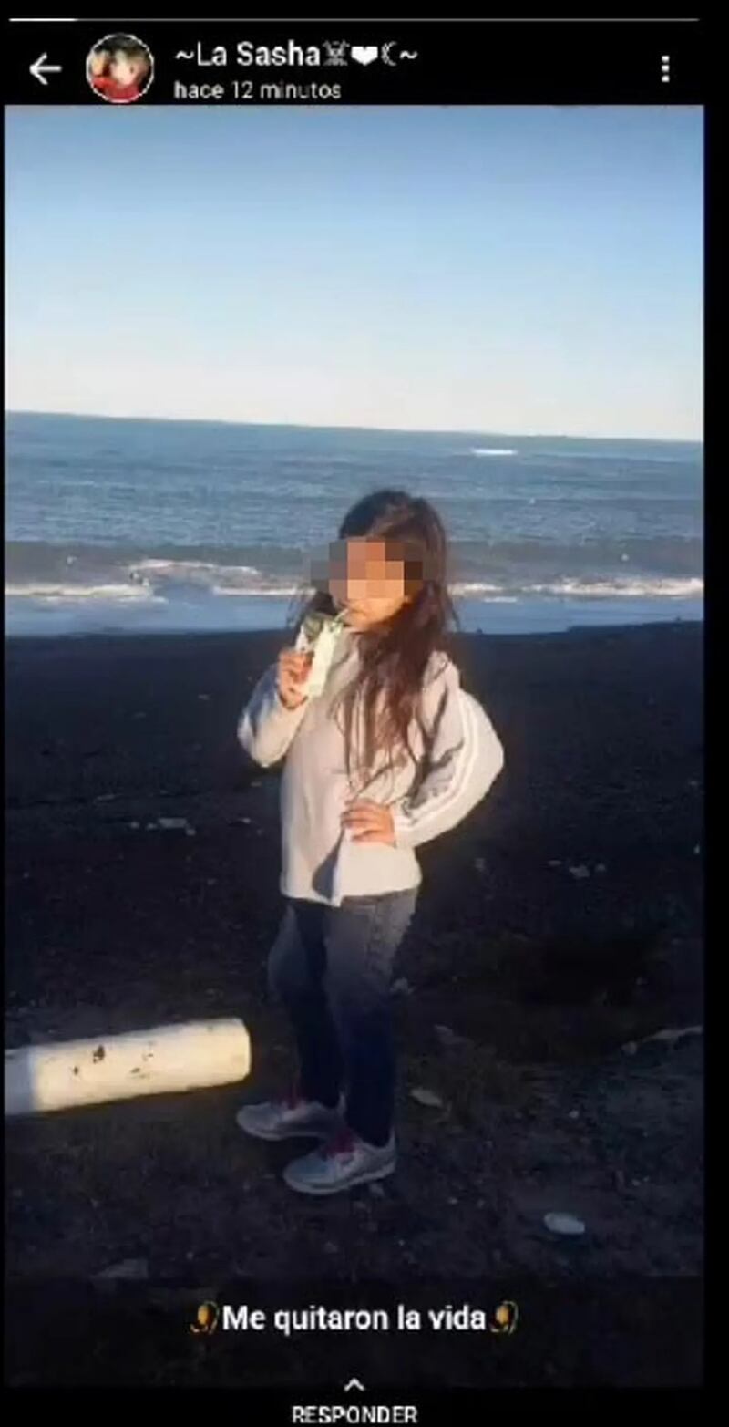 Posteo de niña que se suicidó