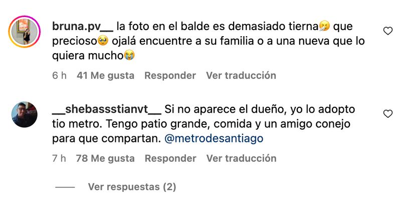 Comentarios en Metro | Captura: Instagram