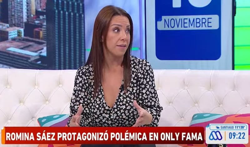 La periodista de espectáculos contó detalles de la polémica decisión de Romina Sáez de salir del estudio del programa "Only Fama".