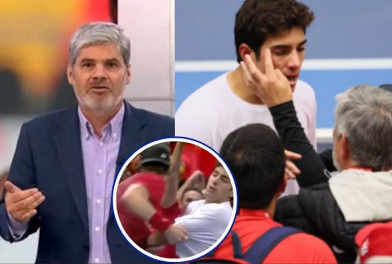 Mientras la mitad de los chilenos se pusieron pintura de guerra para defender a Cristian Garin, tras ser golpeado de manera accidental por el tenista belga Zizou Bergs en la Copa Davis, el periodista deportivo Juan Cristóbal Guarello se fue en contra del nacional para abandonar el partido.
A través de su programa de Youtube La Hora del King, el comentarista se lanzó contra la generación “de cristal”, recordando a los antiguos deportistas que mojaban la camiseta, incluso con el hombro dislocado, ejemplificó. 
“Yo sé que ustedes son la generación que se les posa una mariposa y se tiran al suelo. Se toman una selfie y piden una indemnización del Estado, yo sé que son de esa generación”, alegó Guarello.
“Todos los huevones llorando por Garín, pero estos son los que hablan de huevos...el lloriqueo, son los tipos que les gusta ganar los partidos por Walk over, no les gusta jugar los partidos a los huevones. Yo digo una sola cosa, el que se retira pierde, y cuando la ITF no te de el partido, ahí me cuentan. Garín tiene un historial de jugadores que les pasan estas cosas, Massú no se habría retirado”, señaló fiel a su estilo directo.
Además, agregó que “Yo sé que ustedes son la generación que se les posa una mariposa y se tiran al suelo. Se toman una selfie y piden una indemnización del Estado, yo sé que son de esa generación. Se les para una mosca en el pelo y se toman 10 días de licencia, yo soy de otra generación, de los jugadores cojos, de los que seguían con el hombro dislocado”, recordó. 
Finalmente, zanjó el tema recordando la polémica Copa Davis que se jugó en Chile, cuando el público comenzó a lanzar sillas contra el equipo rival. 
“El historial del deporte dice que el que se retira pierde, listo, vayan a cagar. Y he visto Copa Davis en ambiente bochornoso y acá perdimos una porque los mandriles se volvieron locos”, sentenció.