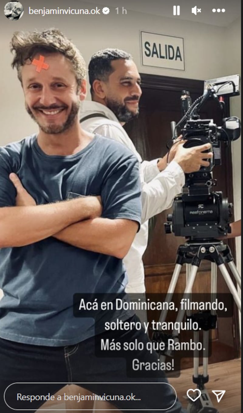 Historia de Benjamín Vicuña | Instagram