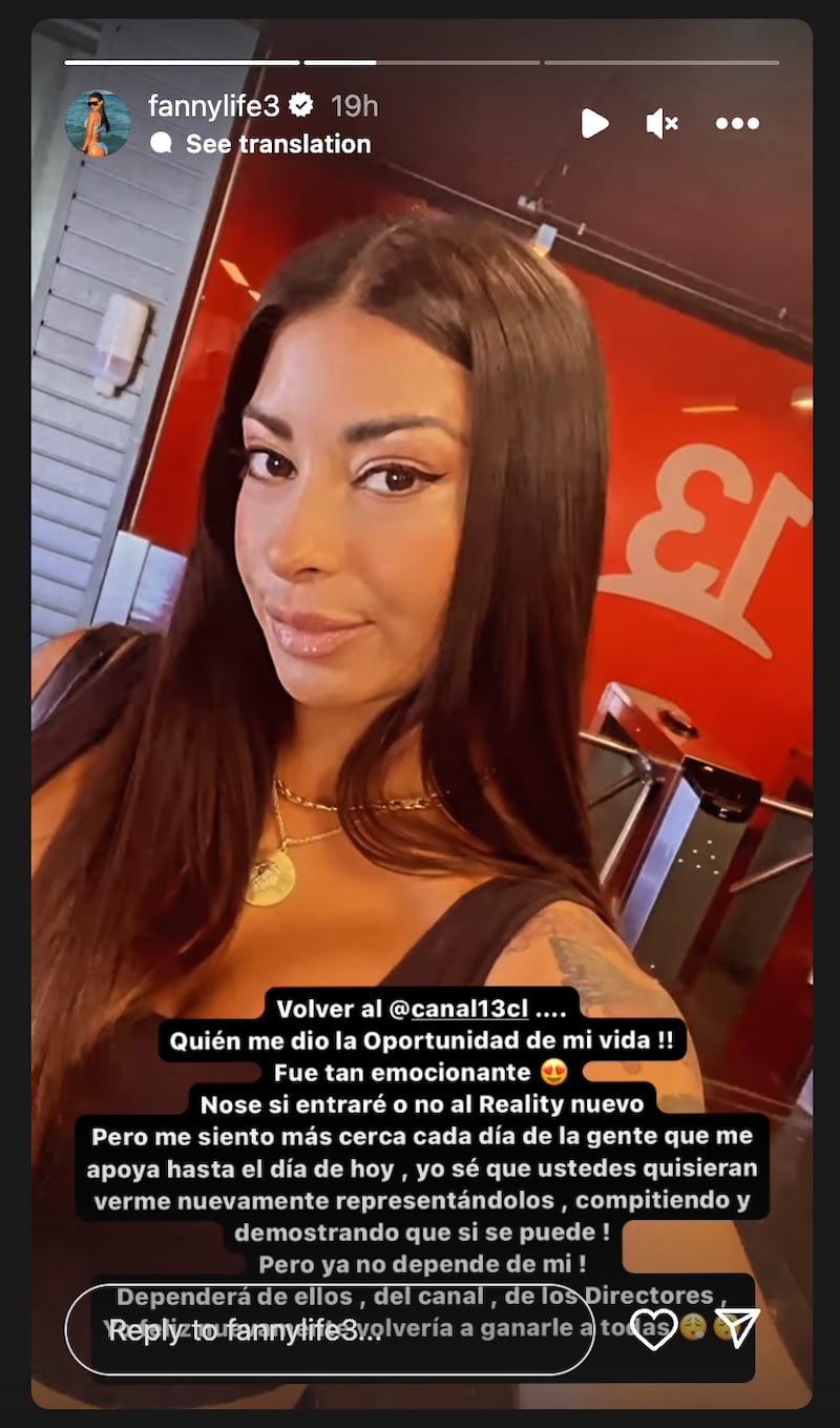 Historia de Fanny Cuevas | Fuente: Instagram