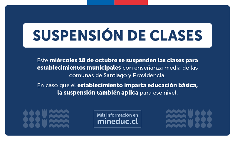 Suspensión de clases