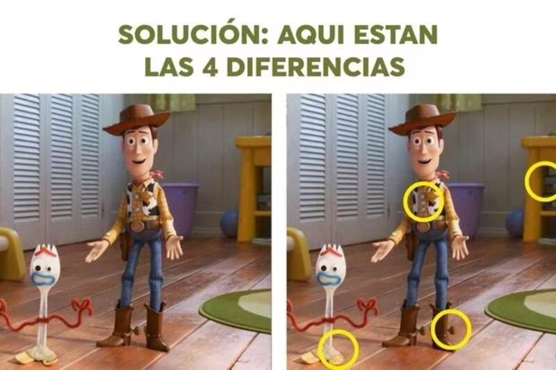 Aquí están las diferencias.