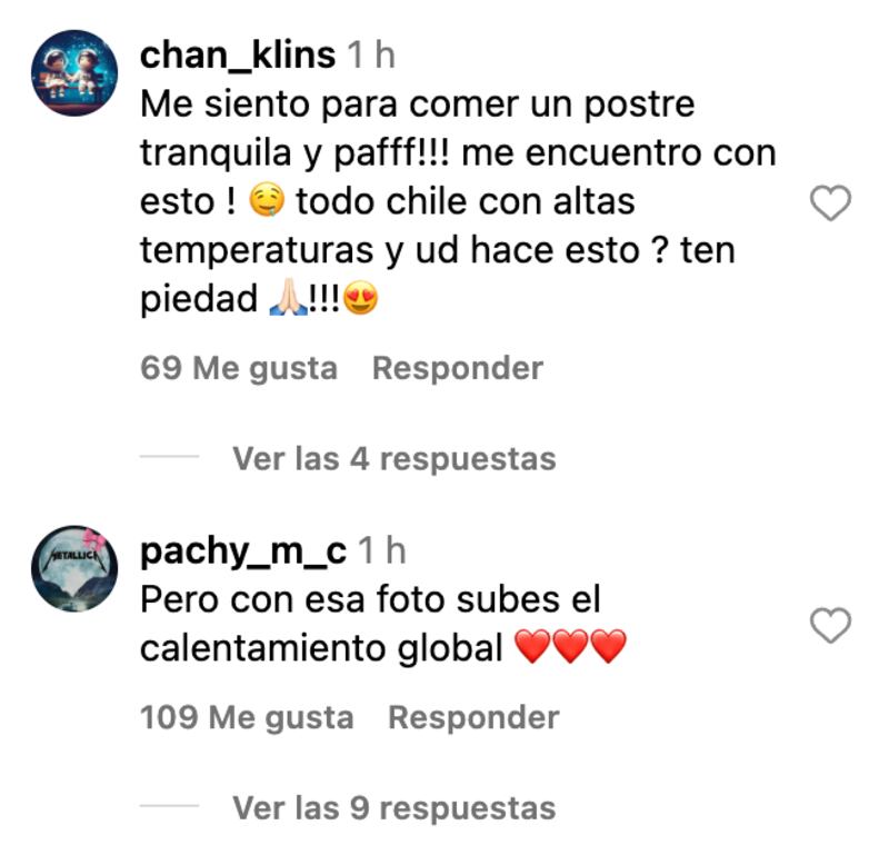 Comentarios en foto de José Luis Repenning | Captura: Instagram