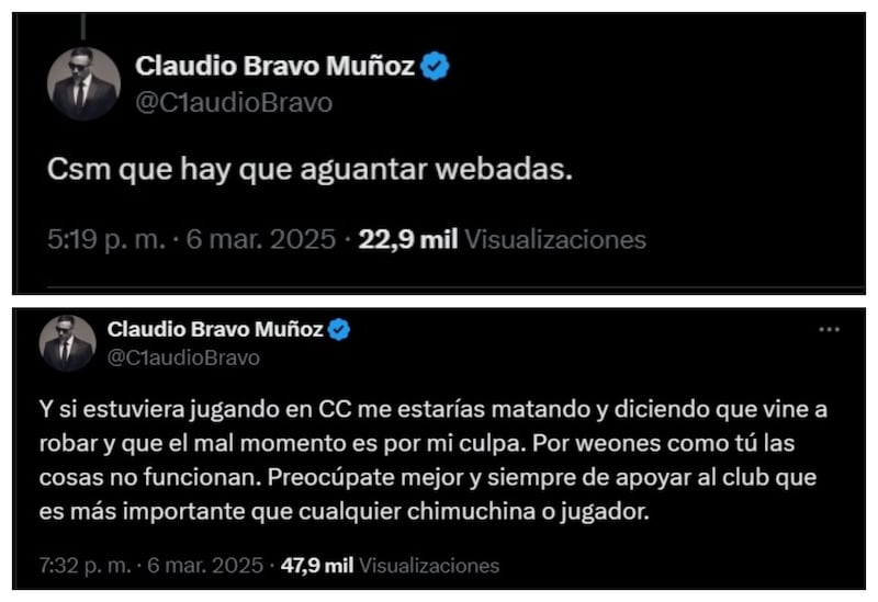 El retirado arquero chileno evidenció su molestia con la noticia de su eventual y frustrada llegada a la UC antes de decidir retirarse de la actividad.