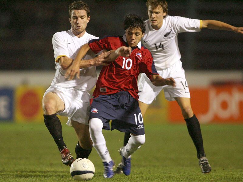 Alexis Sánchez en su debut con la Roja