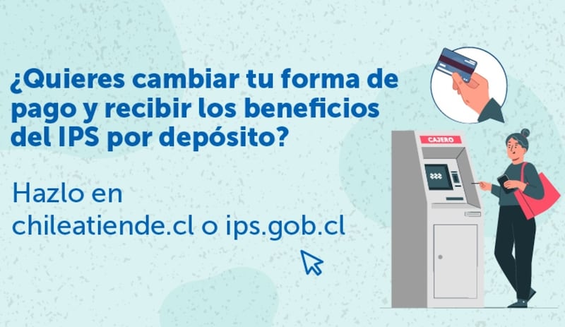 El IPS ofrece la alternativa de cobrar sus beneficios sociales no sólo por pago en caja, sino que a través de depósitos bancarios.