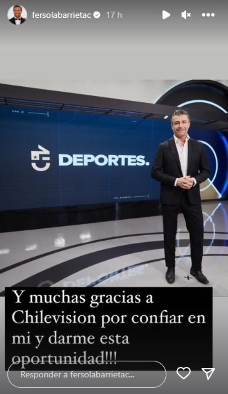 El periodista fue incorporado al equipo que estará a cargo de la cobertura de los próximos Juegos Panamericanos y Parapanamericanos Santiago 2023.