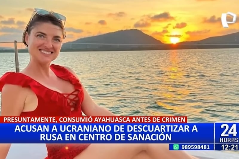 La mujer rusa fue descuartizada en la ciudad peruana de Yurimaguas.