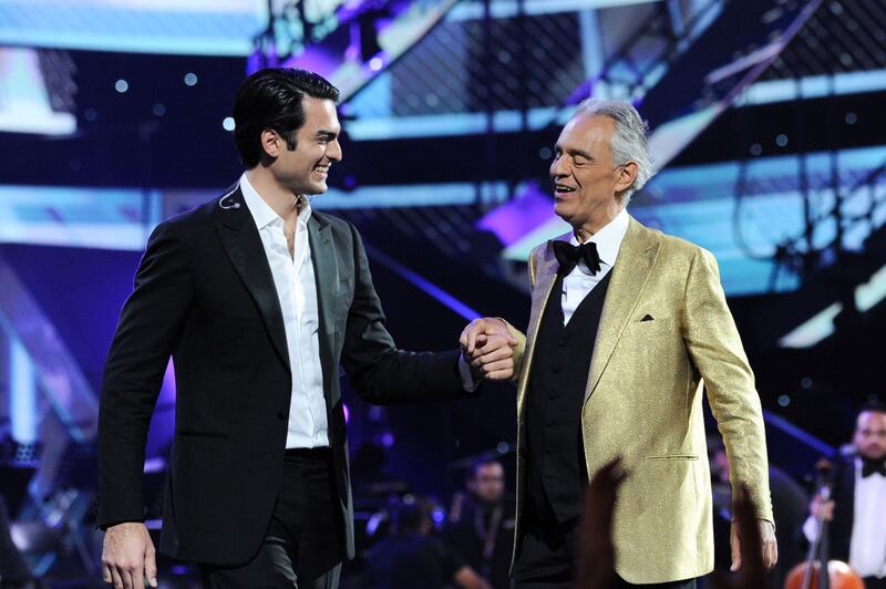 Matteo y Andrea Bocelli