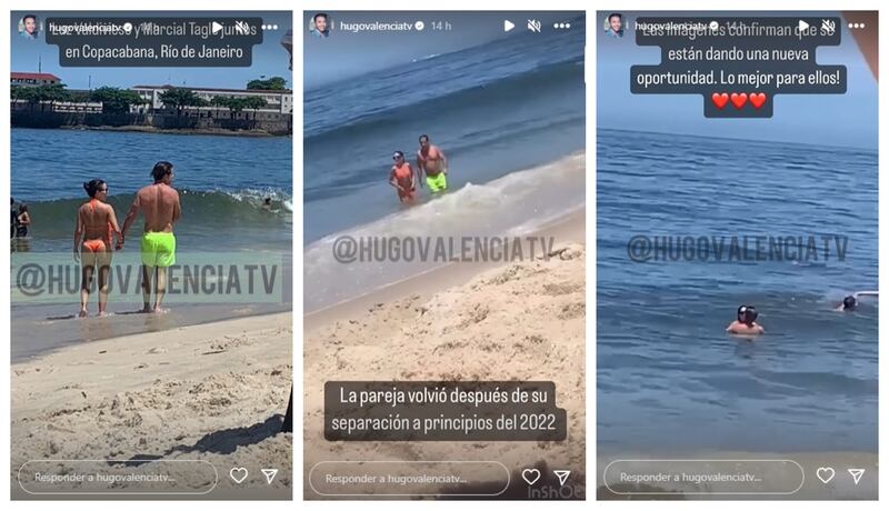 Fue el panelista de "Zona de estrellas", Hugo Valencia, quien publicó las imágenes en sus historias de Instagram.