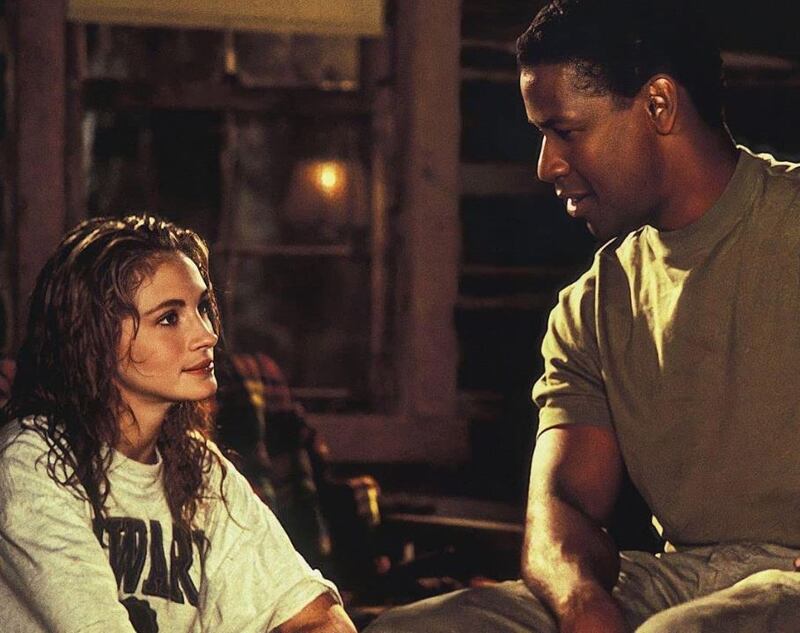 Julia Roberts y Denzel Washington en 'El informe pelícano'