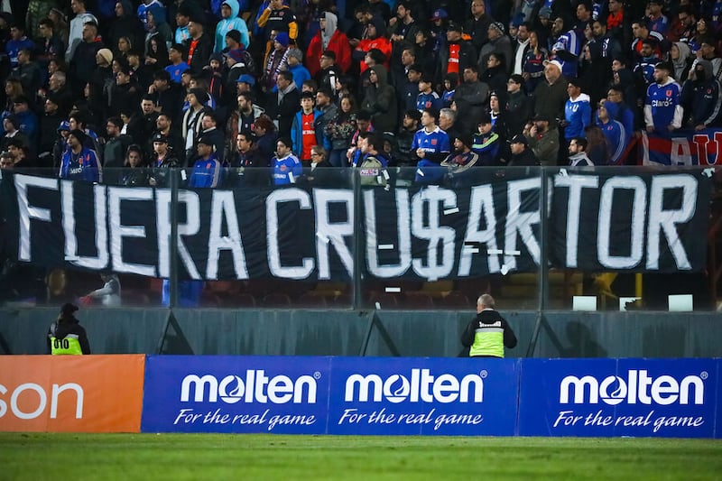 Protestas de los hinchas de la U