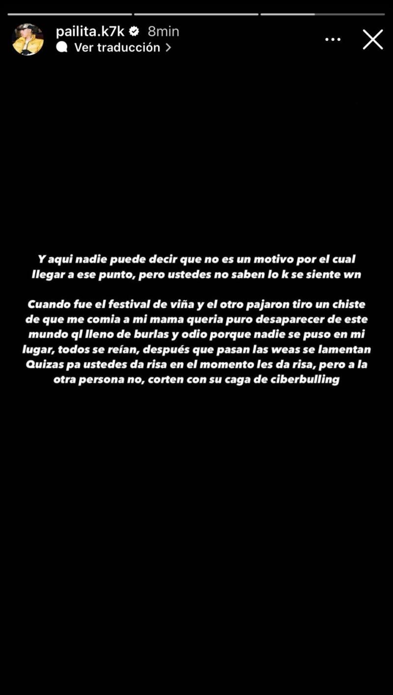 Las palabras de Pailita tras la muerte de Galee Galee