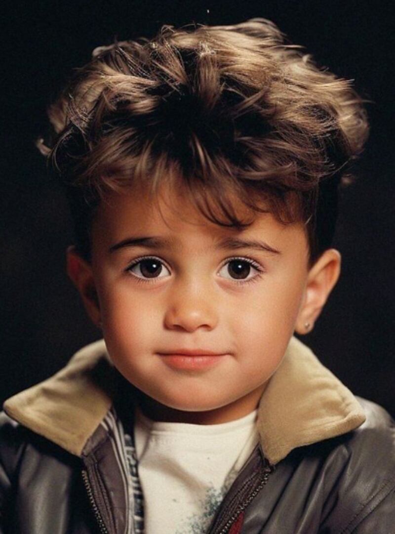 Joey en la infancia.