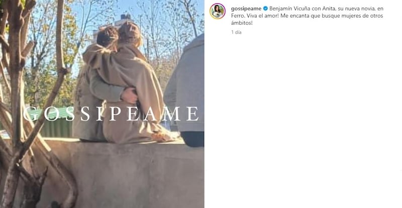 Una influencer de redes sociales fue quien reveló en su cuenta de Instagram la primera fotografía del actor chileno junto a su nueva pareja.