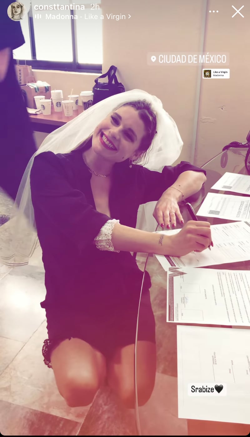 Tanza Varela en su boda| Fuente: Instagram