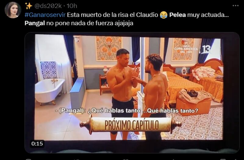 Reacción pelea Austin y Pangal en "Ganar o Servir" | X