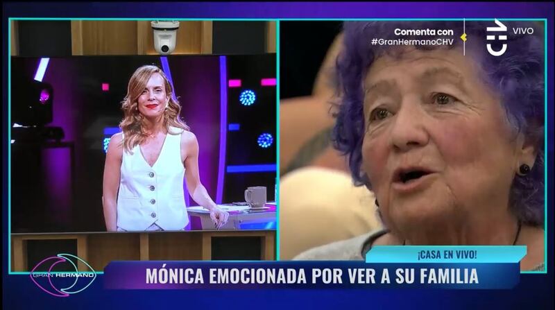 Mónica de Gran Hermano emplazó a Rodolfo Carter. Captura de CHV