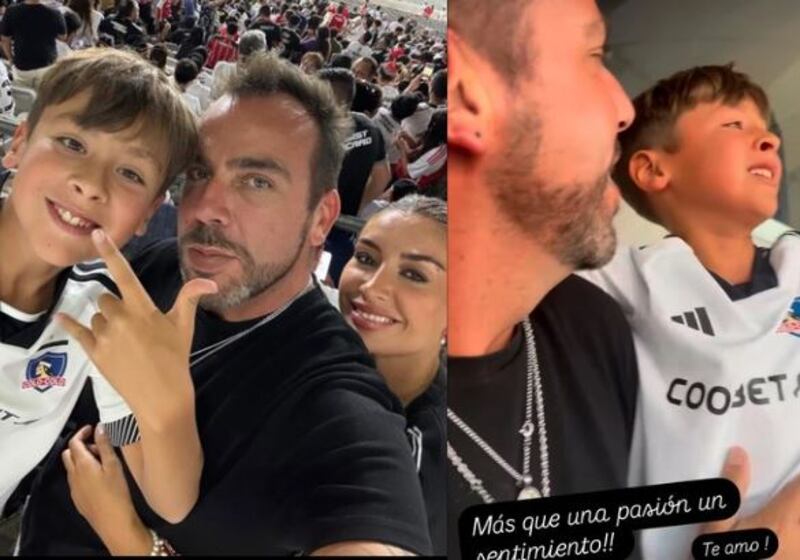 El animador y locutor radial Francisco Kaminski, se puso la camiseta familiar y compartió un deportivo panorama junto a su hijo Mariano y su pareja Camila Andrade. 
Los tres disfrutaron del partido de Colo Colo frente a San Felipe, desde las tribunas del Estadio Monumental, en el encuentro correspondiente a la tercera fecha del grupo B de la Copa Chile 2025.
En uno de los registros, Kaminski abraza a su retoño quien luciendo la camiseta alba, se emociona al celebrar la goleada del club de sus amores. Anotaciones que llegaron con Salomón Rodríguez y Javier Correa que se inscribió con tres tantos. 
“Más que una pasión, un sentimiento. Te amo Mariano”, escribió el animador junto al video. 
En otra imagen le dedica todo su amor a Camila Andrade, en una postal donde ella sale apoyada en su pecho, con la cancha verde de fondo. 
Finalmente, los tres salen mirando a la cámara junto a la leyenda “Grande Colo Colo” y Mariano realizando un gesto estilo rockero con sus manos.
Con esto, da cuenta que el partido sentimental que comenzó a jugar hace un año atrás, y que comenzó con varios autogoles, ahora está remontando y puede disfrutar en familia con todas las de la ley. 
Incluso, quién sabe, si con planes de agrandar la familia. Eso sí sería un golazo de media cancha y una muestra de que la relación está más firme que nunca.