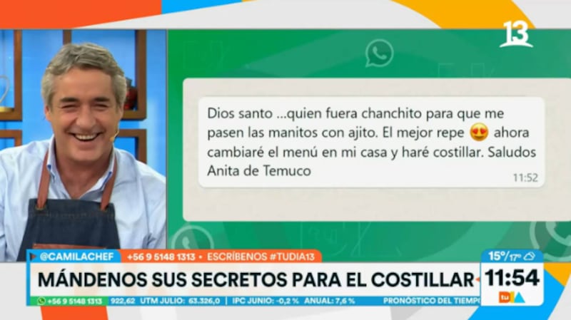 Repenning recibió coquetos mensajes tras aliñar un costillar