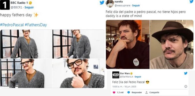 Saludos a Pedro Pascal por el "Día del Padre"