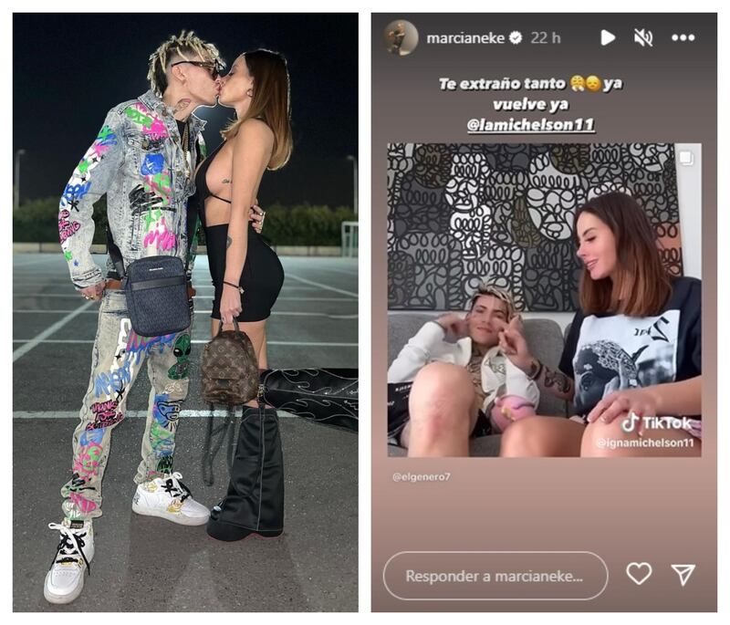 El cantante urbano y la influencer se han dedicado varias publicaciones confirmando su romance.