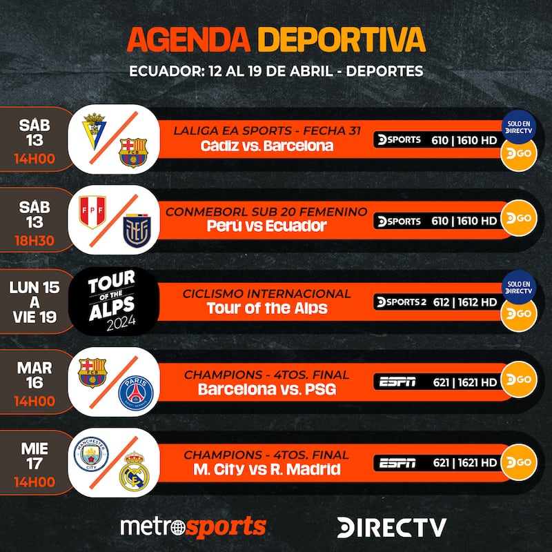 Agenda Directv