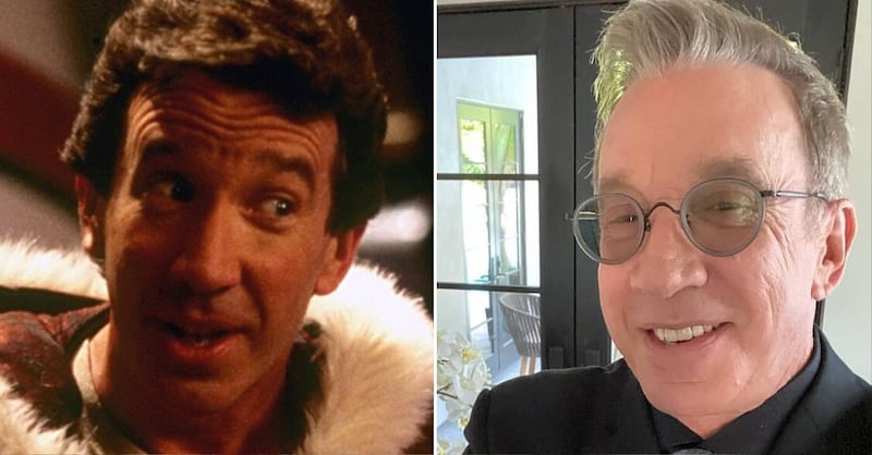 Tim Allen en 'Santa Cláusula' (1994) y en la actualidad