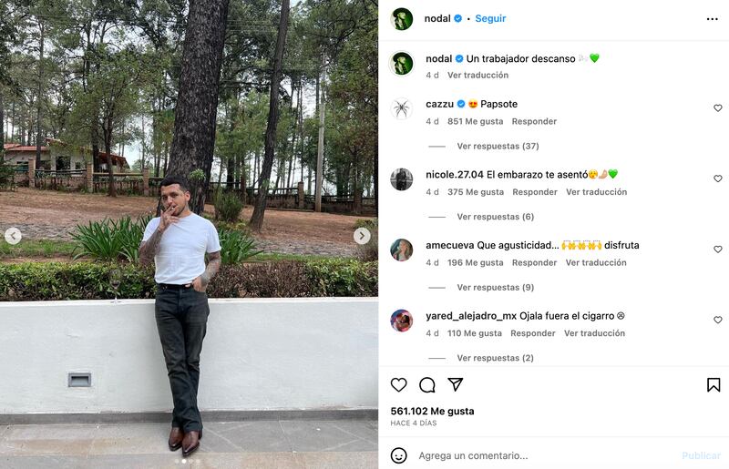 Christian Nodal está cumpliendo la promesa que hizo a su bebé con Cazzu, remover los tatuajes de su rostro previo a su nacimiento.