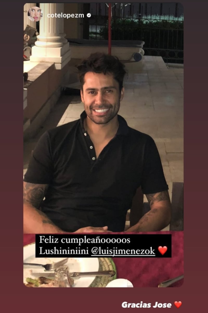 El saludo de Coté López al "Mago". Captura de Instagram