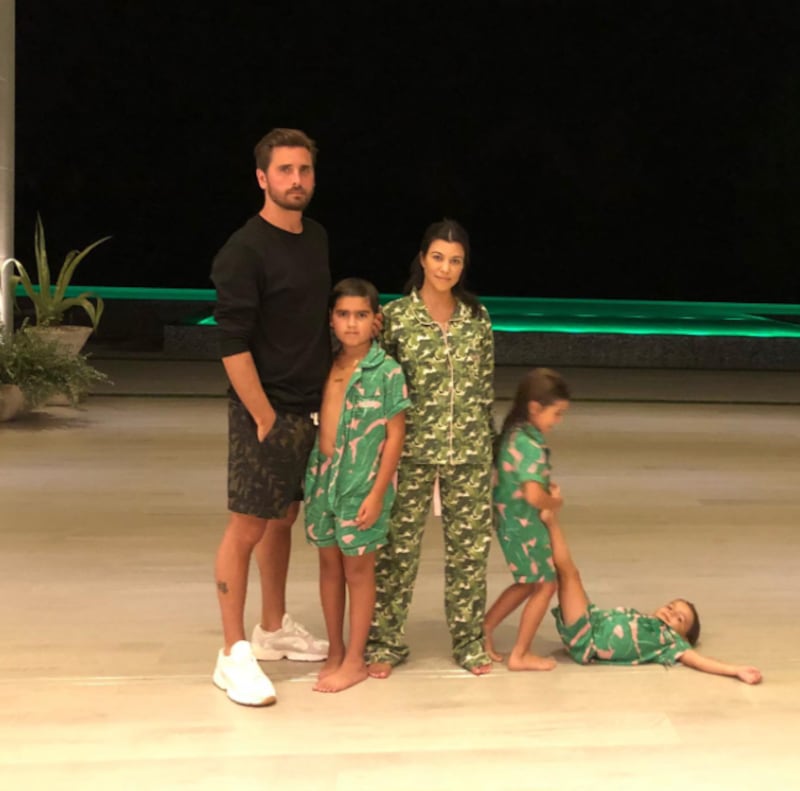 Kourtney Kardashian y Scott Disick