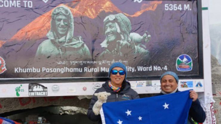 Profesora de Punta Arenas escaló el Monte Everest