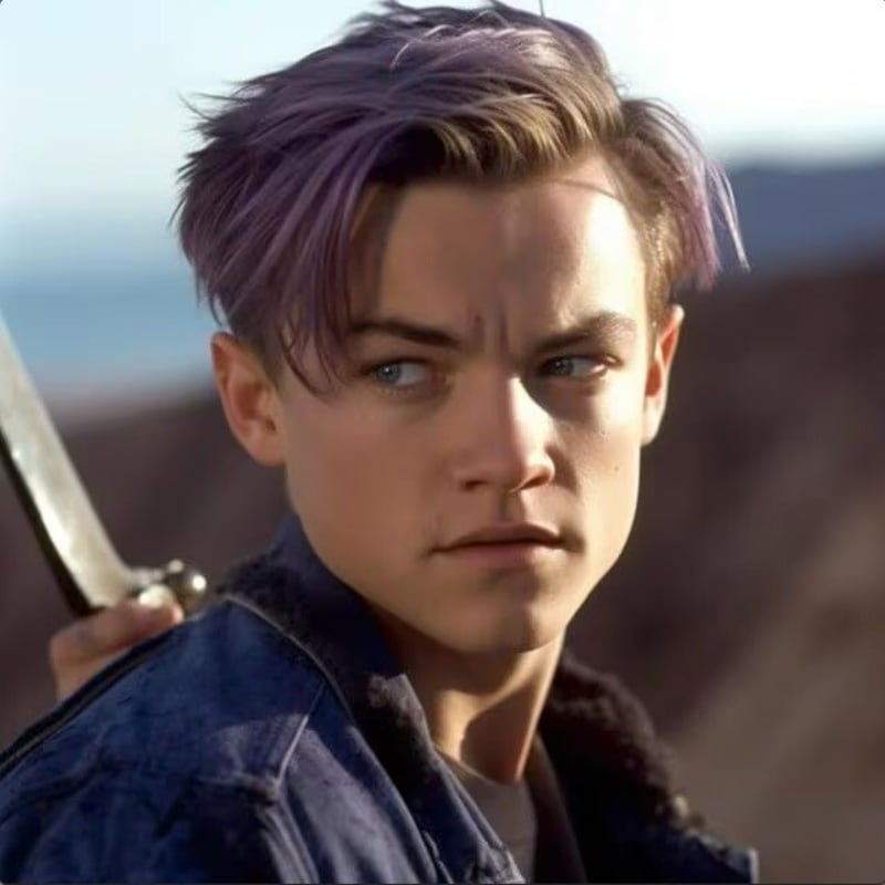 Trunks del Futuro por Leo DiCaprio Dragon Ball Z