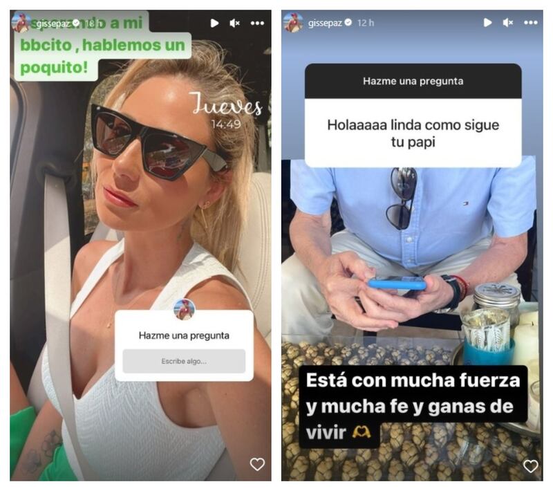 Gissella Gallardo subió a sus historias varias respuestas a las dudas de sus seguidores.