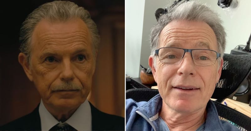 Bruce Greenwood en 'La caída de la casa Usher' y en su vida real