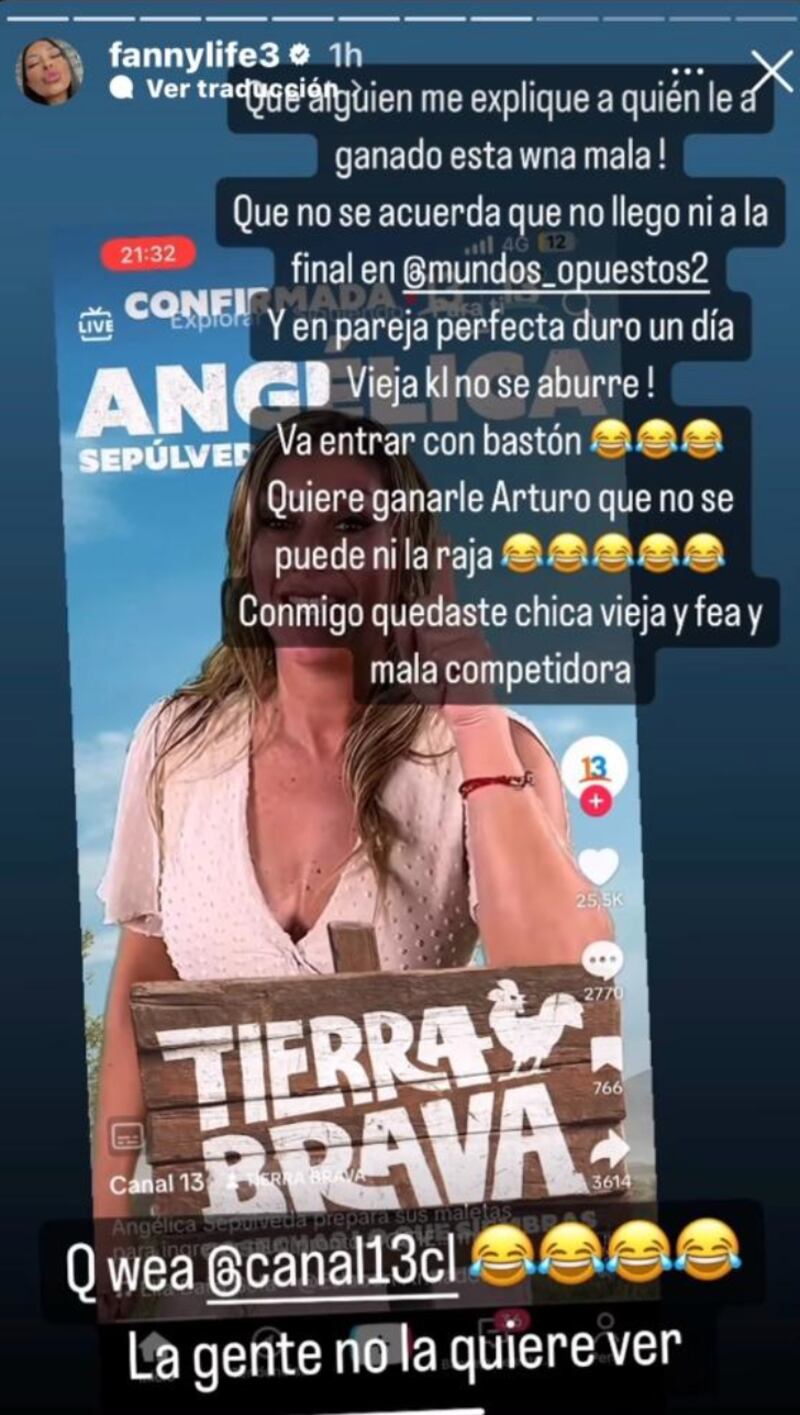 Storie Fanny Cuevas