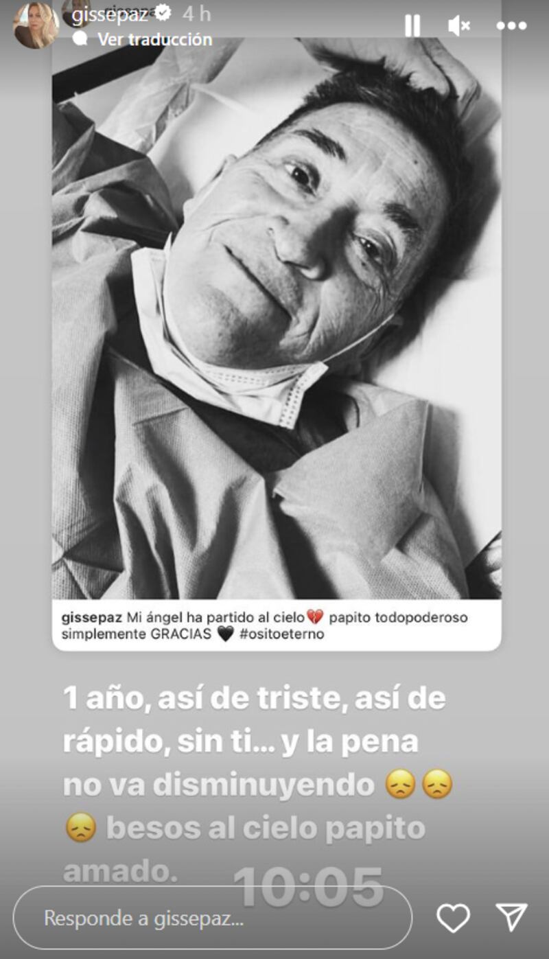 Historia de Gissella Gallardo | Instagram