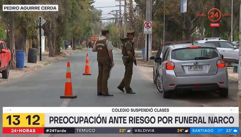 Autoridades del colegio Arcángel Gabriel fueron quienes tomaron la decisión de suspender las clases de este miércoles por la realización del funeral narco.