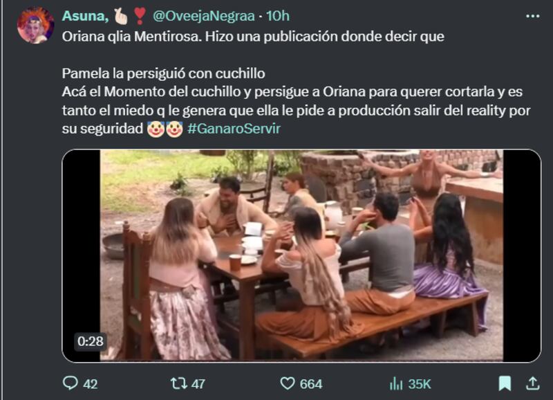 Reacción pelea Pamela Díaz y Oriana Marzoli | Ganar o Servir