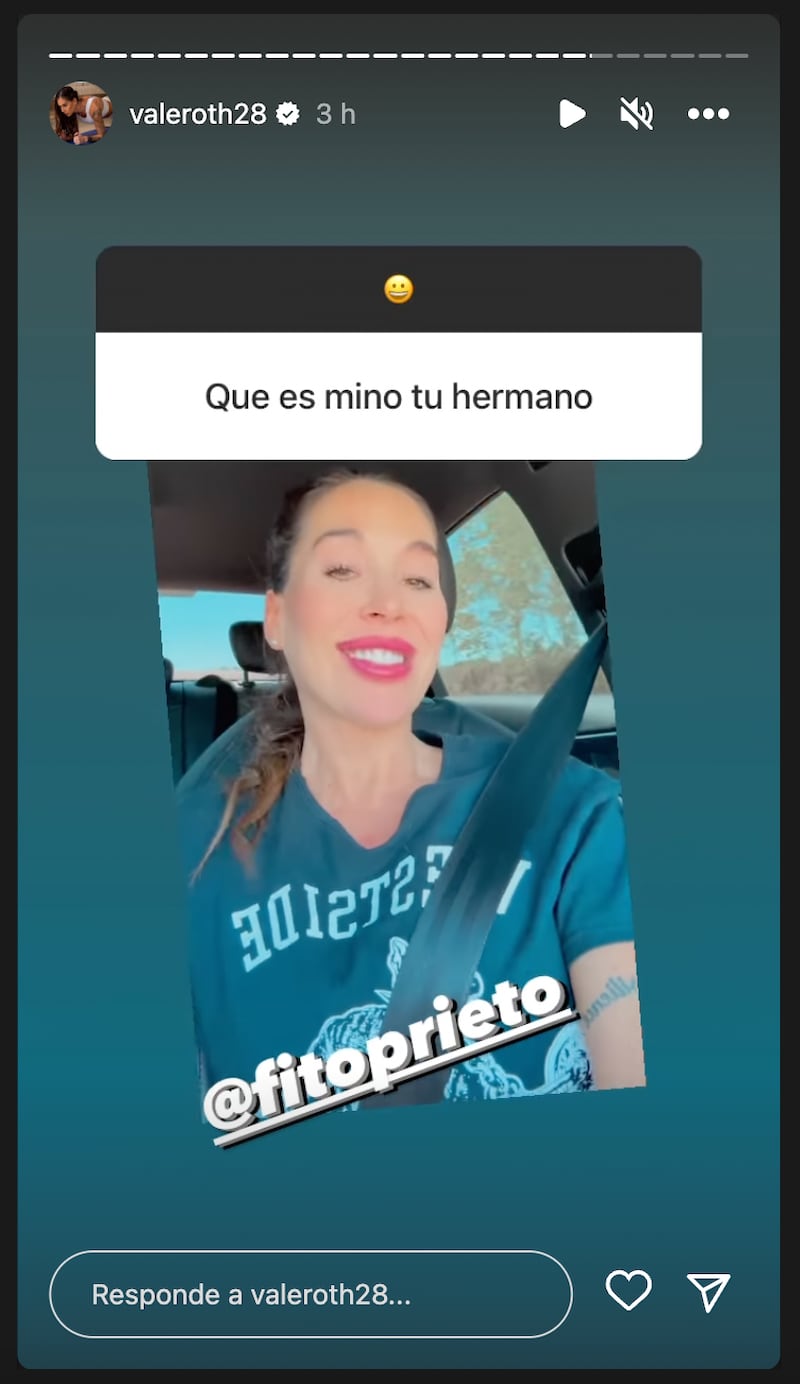 Historias Vale Roth | Captura: Instagram