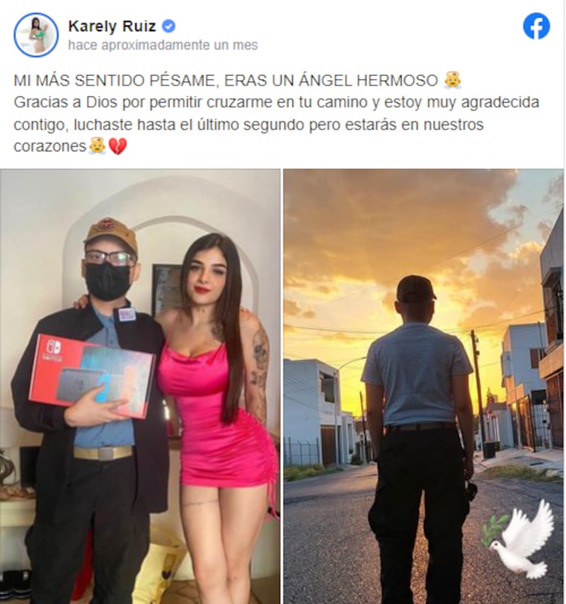 Karely Ruiz una de las influencer más queridas.