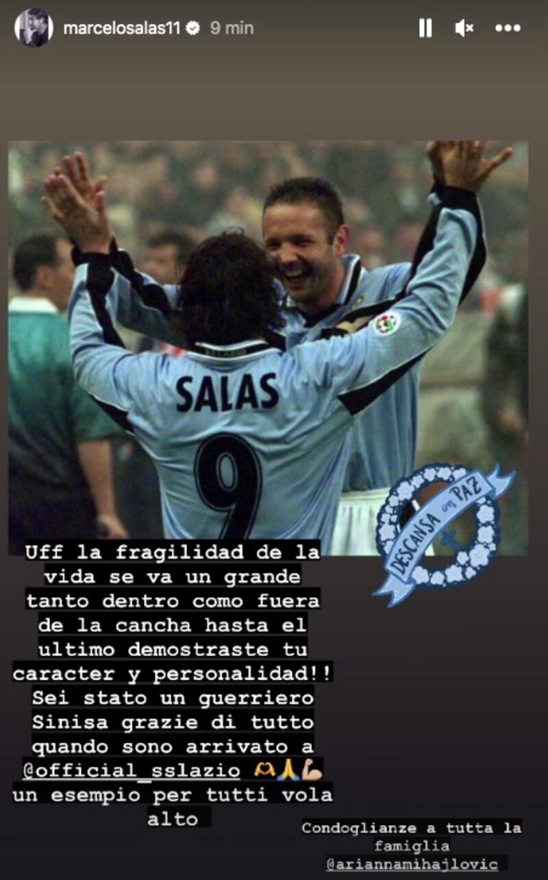 El mensaje de Marcelo Salas