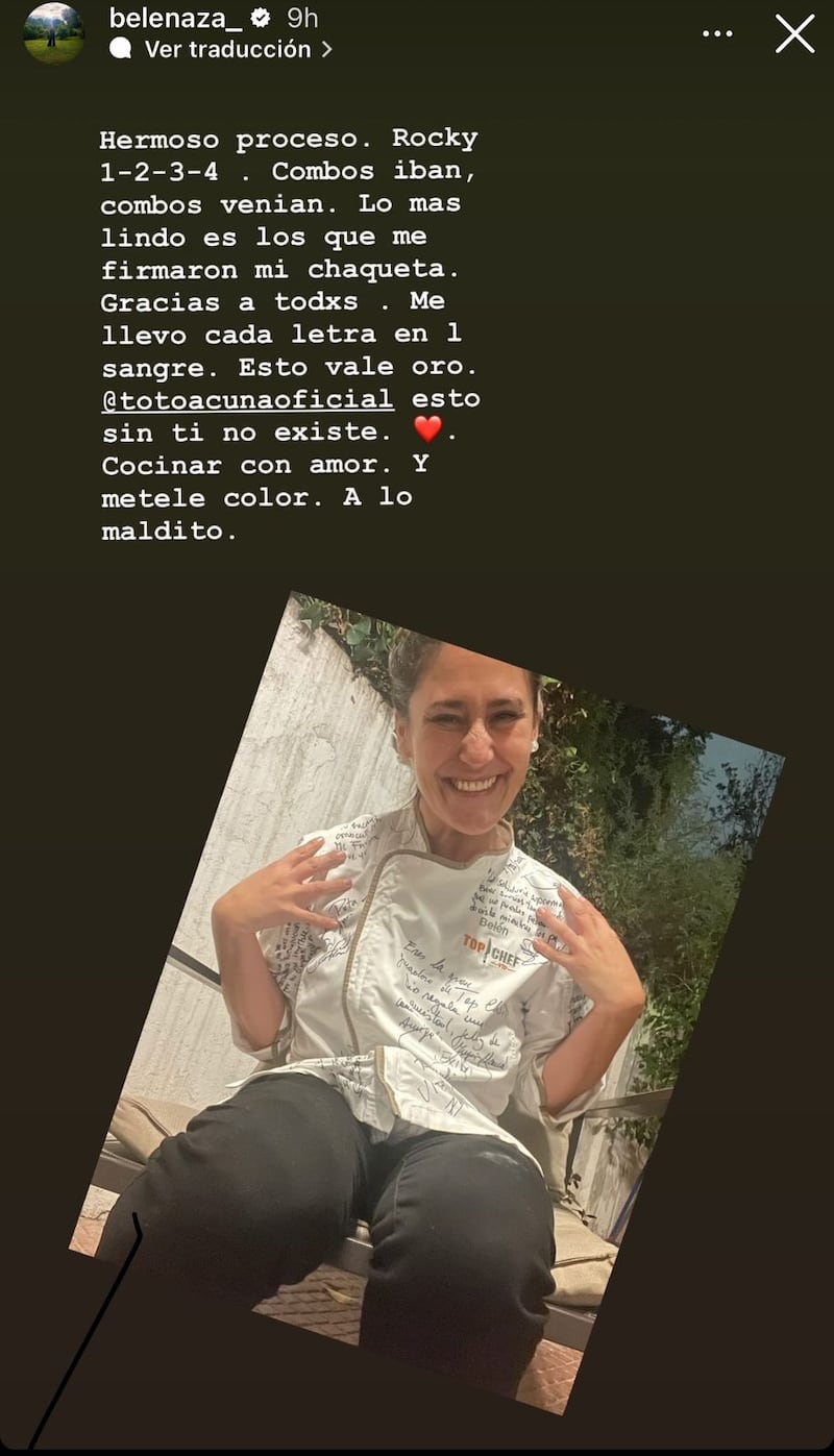 Historia de Belén Mora | Instagram