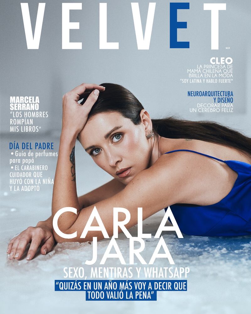 Carla Jara en revista Velvet