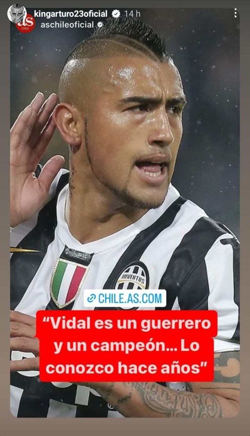 Una de las historias de Arturo Vidal